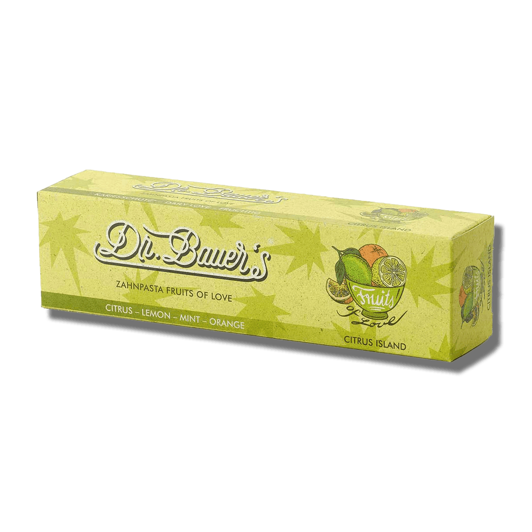 خمیر دندان لیمو و پرتغال 90 میلی Dr.Bauer's (کج جعبه)